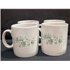 Image 6 : Porcelain Tableware Set With Ivy Motif, 3 Glass Cutting Boards