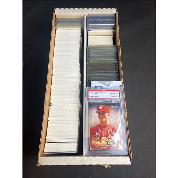 Sports Card Lot: 1998 PSA 8 J.D. Drew, 1990 Fleer, 1991 Pro Prospects, Courtside Sets