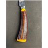 Image 3 : Gem Dinner Harmless Steel Carving Knife & Fork Set Stag Handles 