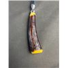 Image 4 : Gem Dinner Harmless Steel Carving Knife & Fork Set Stag Handles 