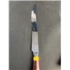 Image 6 : Gem Dinner Harmless Steel Carving Knife & Fork Set Stag Handles 