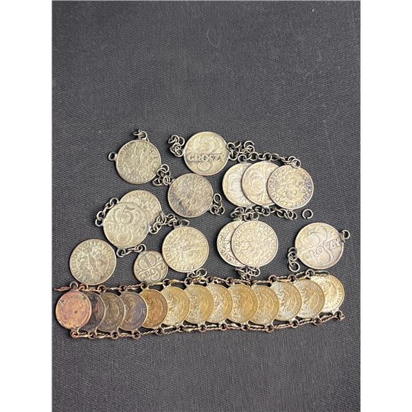 Grozy and Mixed Coin Chain Jewelry Components