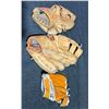 Image 1 : 3 Vintage Baseball Gloves Incl A Pro-Line Model 0500