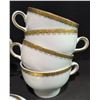 Image 5 : Porcelana De Cuernavaca Mexico Gilt Rim Porcelain Coffee Set, 17 Pieces