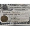 Image 2 : Lightning Creek Gold Gravels and Drainage Company Share Certificate