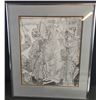 Image 2 : Framed Military Art: R. Blekaitis Drawing, CF104 Print, Centurion Tank Print