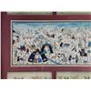 Image 7 : Framed Portrait Drawing & Framed Persian-Style Miniature Panels