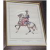 Image 7 : 4 Framed Military Prints Fort Henry and European Cavalry