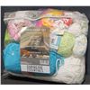 Image 7 : Bernat Cotton Yarn, Assorted Hooks, Patterns 