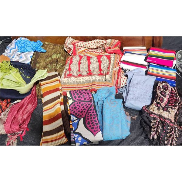 12 Colourful Patterned Scarves and Shawls