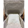 Image 11 : Vintage Wicker Doll Pram With Fabric Liner