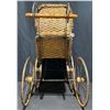Image 5 : Vintage Wicker Doll Pram With Fabric Liner