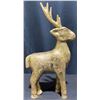 Image 2 : 3 Gold-Coloured Decorative Deer Figures