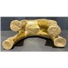 Image 6 : 3 Gold-Coloured Decorative Deer Figures