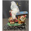 Image 10 : Metal Holiday Car Music Box, Santa-Themed Train & Snowbabies Ornaments
