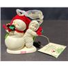 Image 18 : Metal Holiday Car Music Box, Santa-Themed Train & Snowbabies Ornaments
