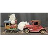 Image 2 : Metal Holiday Car Music Box, Santa-Themed Train & Snowbabies Ornaments