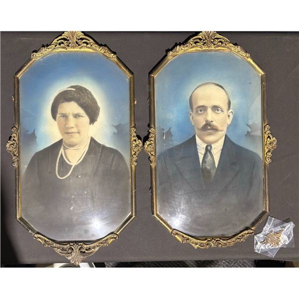 Early 20th Century Framed Portraits, 12” x 20”