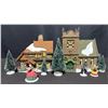 Image 2 : Dept 56 Dickens Village Series Buildings, Figures & Accessories Lot (8 buildings, 1993-1996)