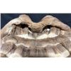 Image 11 : Fur Collared, Tan Belted Leather Coat With Fur Cuffs 