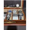 Image 3 : 7 Branded Men's Watches in Wooden Case 