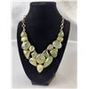 Image 1 : Stamped.925 Prehnite Gemstone Necklace