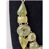 Image 3 : Stamped.925 Prehnite Gemstone Necklace