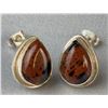 Image 9 : Stamped .925 Mahogany Obsidian Jewelry Set: Necklace, Bracelet, Pendant, Earrings