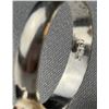 Image 15 : Stamped .925 Silver Dendritic Agate Jewelry Set: Necklace, Two Bracelets, Rings, Pendant