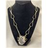 Image 3 : Stamped .925 Silver Dendritic Agate Jewelry Set: Necklace, Two Bracelets, Rings, Pendant