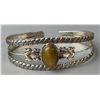 Image 4 : Tiger's Eye and Stamped .925 Jewelry Set: Necklace, Earrings, Pendant, and Bracelet