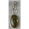 Image 10 : Stamped .925 Silver Unakite Jewelry Set With Necklace, Bracelet, Earrings, and Pendants