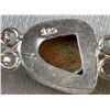 Image 18 : Stamped .925 Silver Unakite Jewelry Set With Necklace, Bracelet, Earrings, and Pendants