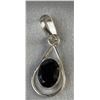 Image 5 : Stamped .925 Peridot, Black Onyx, Moonstone & Aurora Green Amber Jewellery Set