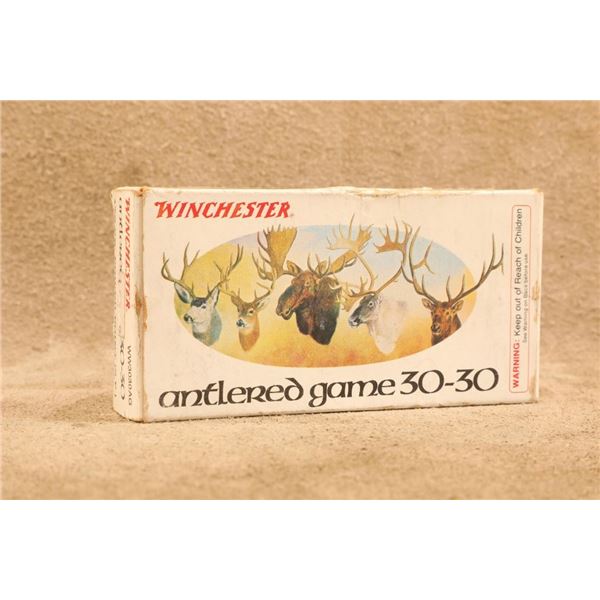 Full Box 1978 .30-30 Winchester Limited Edition Antlered Game Ammunition