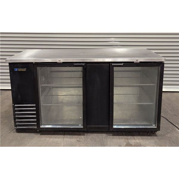 Master Bilt BB-69G 69.5" Double Glass Door Back Bar Cooler
