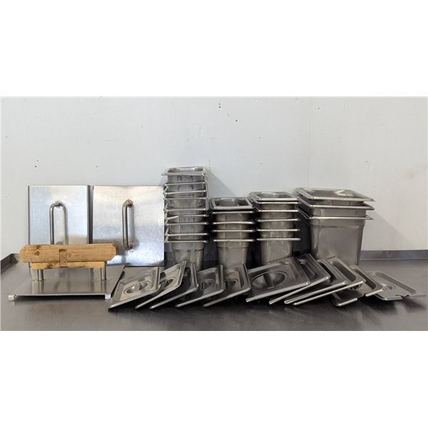 1/6 & 1/9 Size Stainless Steel Inserts - Lot of Approx. 30pcs