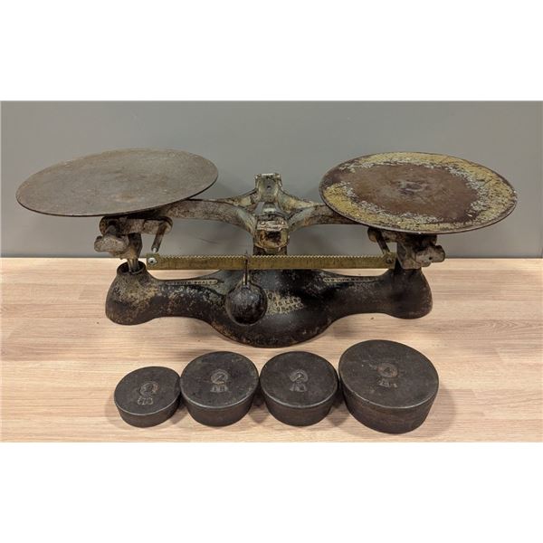 Vintage Detecto Iron Balance Scale
