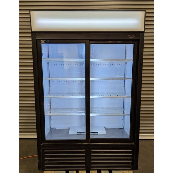 QBD CD45S 52" Double Sliding Door Glass Cooler