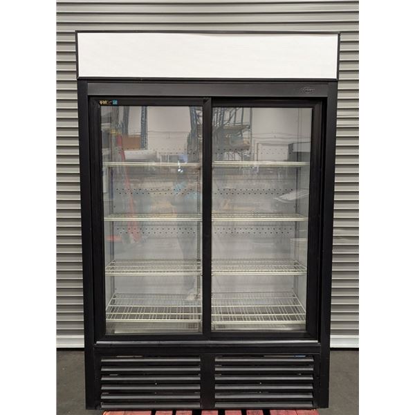 QBD CD45S 52" Double Sliding Door Glass Cooler