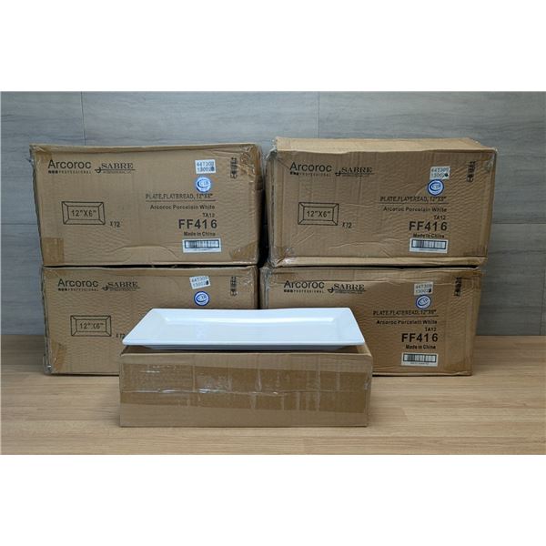 12" x 6" Platters, Arcoroc FF416 - Lot of 48 (4 Cases)