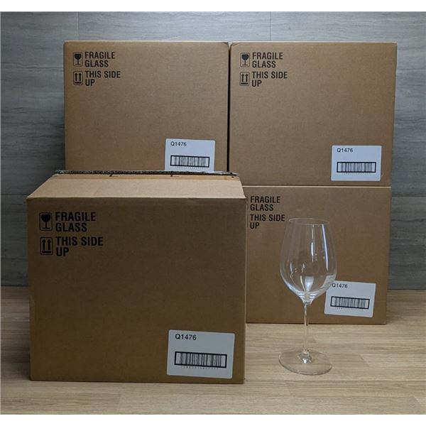 Bellevue 16oz Tulip Wine Glasses, Arcoroc Q1476 - Lot of 30 (5 Cases)