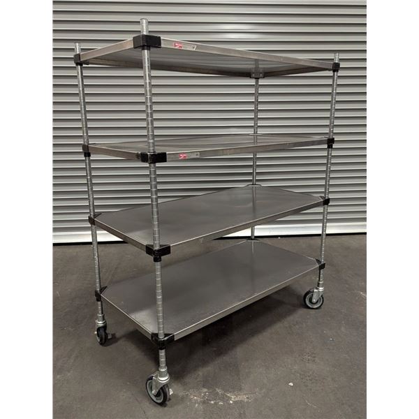 48" x 24" Metro Mobile Solid Shelving Unit