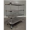 Image 1 : 48" x 24" Metro Mobile Solid Shelving Unit