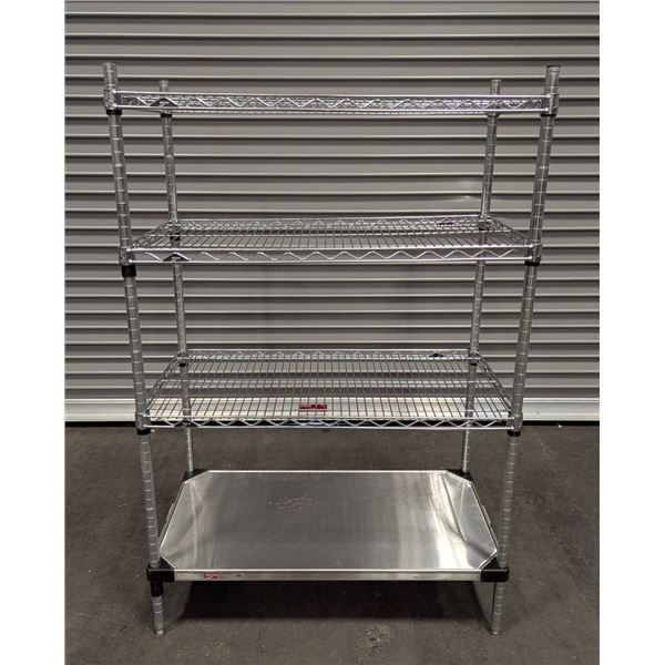 36" x 18" Metro Solid & Wire Shelving Unit