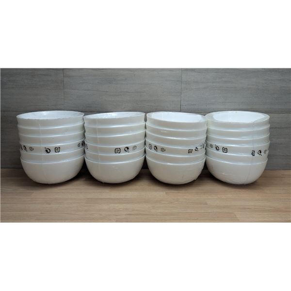 8-1/4" Diwali 71oz Serving Bowls, Arcoroc D7410 - Lot of 24