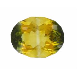 29.40ct AAA Green Yellow Oval Cut Citrine Appraisal Estimate $5145 (GEM-14795)