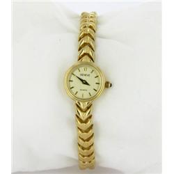 14K Gold Ladies Geneve Watch Retail $3250 2/3 Ounce (WAT-142)