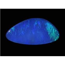 3.26ct Australian Black Opal Doublet Full Fire (GEM-22630C)