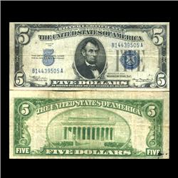 1934 $5 Silver Certificate Crisp Circulated (CUR-06039)